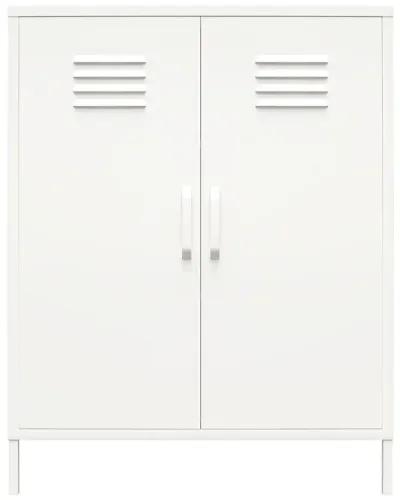 Shadwick 2 Door Metal Locker Style Accent Storage Cabinet