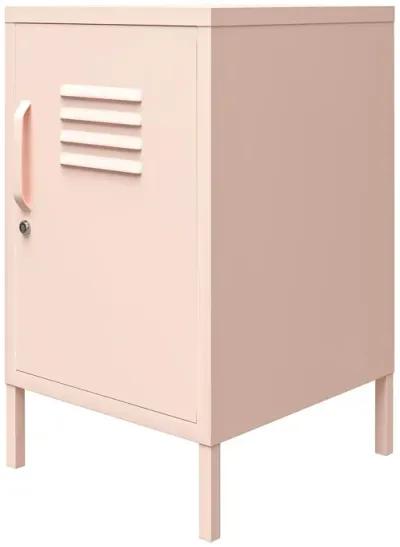 Shadwick 1 Door Metal Locker Style Livingroom End Table