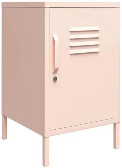 Shadwick 1 Door Metal Locker Style Livingroom End Table