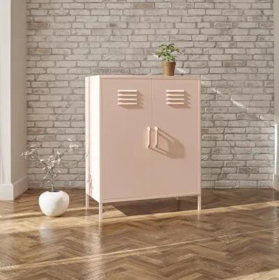 Shadwick 2 Door Metal Locker Style Accent Storage Cabinet