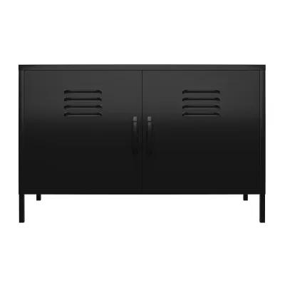 Shadwick 2 Door Wide Metal Locker Accent Storage Cabinet