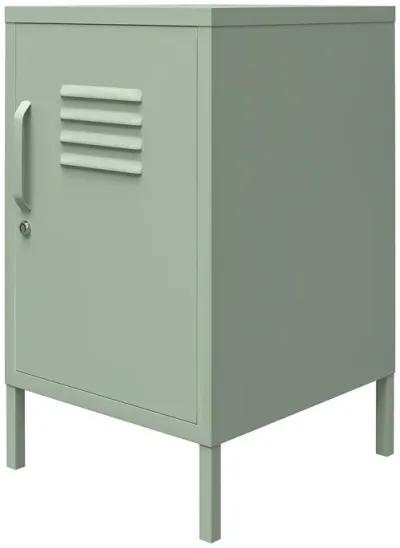 Shadwick 1 Door Metal Locker Style Livingroom End Table