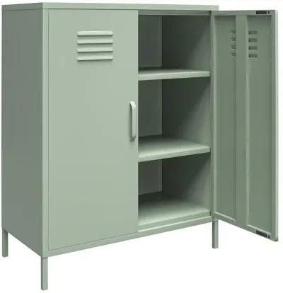 Shadwick 2 Door Metal Locker Style Accent Storage Cabinet