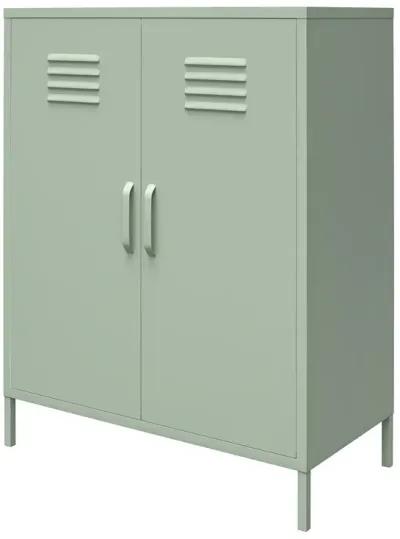 Shadwick 2 Door Metal Locker Style Accent Storage Cabinet