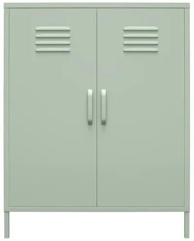 Shadwick 2 Door Metal Locker Style Accent Storage Cabinet