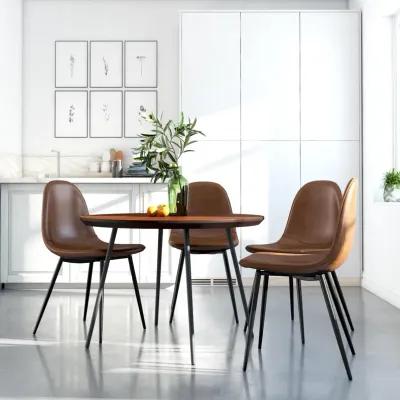 Brandon Upholstered Mid Century Modern Kitchen Dining Chairs, Set of 4