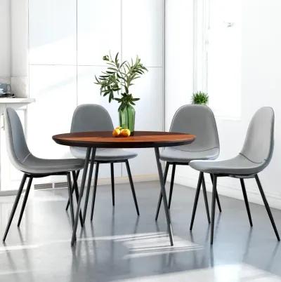 Brandon Upholstered Mid Century Modern Kitchen Dining Chairs, Set of 4