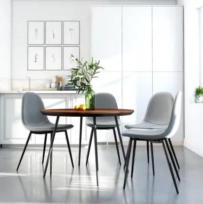 Brandon Upholstered Mid Century Modern Kitchen Dining Chairs, Set of 4