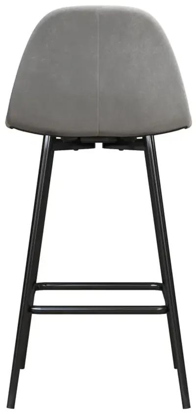 Brandon Upholstered Mid Century Modern Counter Height Bar Stool