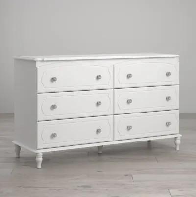 Rowan Valley Laren Kids' 6 Drawer Dresser with Wood Feet