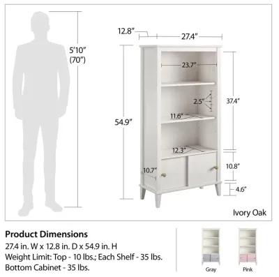 Monarch Hill Poppy Kids' Bookcase with 2 Sets of Knobs