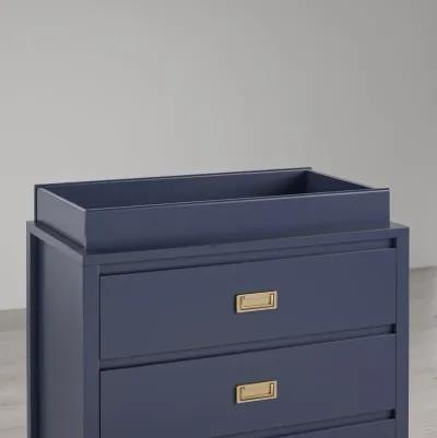 Monarch Hill Haven Navy Changing Table Topper for Dresser