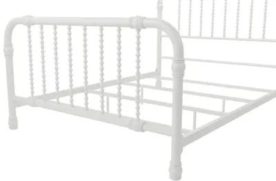 Monarch Hill Wren Metal Bed with Curved Scrollwork Design