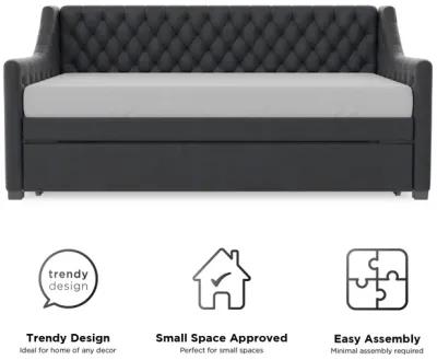 Monarch Hill Ambrosia Upholstered Daybed and Trundle Set