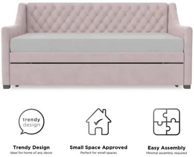 Monarch Hill Ambrosia Upholstered Daybed and Trundle Set