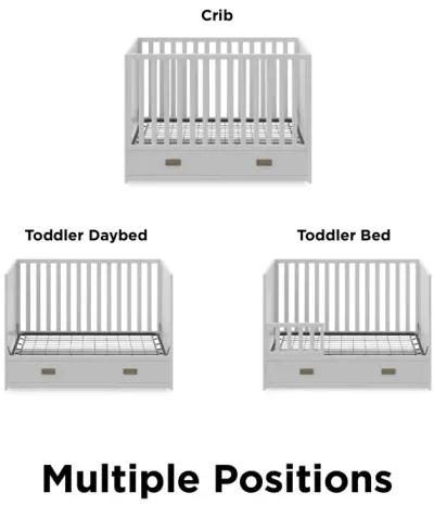 Haven 3 in 1 Convertible Wood Storage Crib