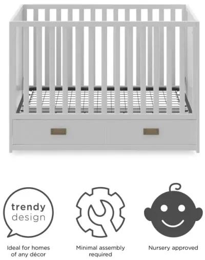 Haven 3 in 1 Convertible Wood Storage Crib