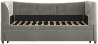 Valentina Upholstered Daybed with Trundle and Vertical Stitching