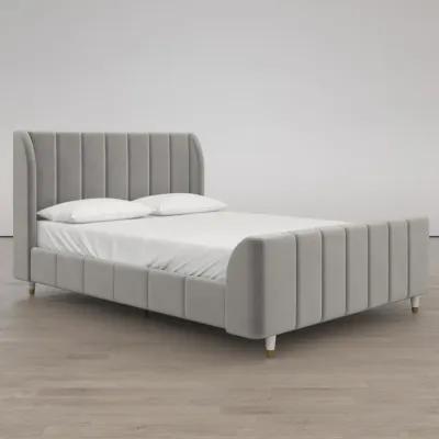 Valentina Upholstered Bed with Channel Tufting