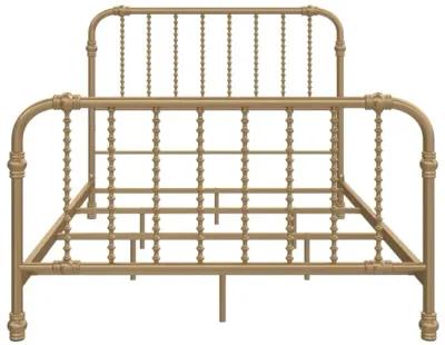 Monarch Hill Wren Metal Bed with Curved Scrollwork Design