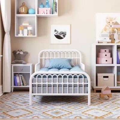 Monarch Hill Ivy Metal Toddler Bed with Classic Wrought-Iron Look