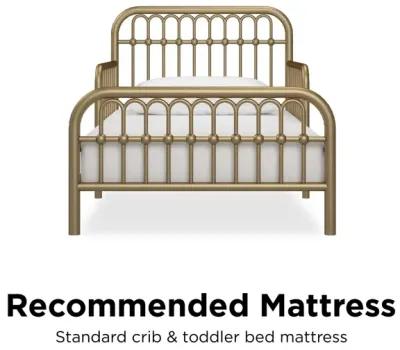 Monarch Hill Ivy Metal Toddler Bed with Classic Wrought-Iron Look