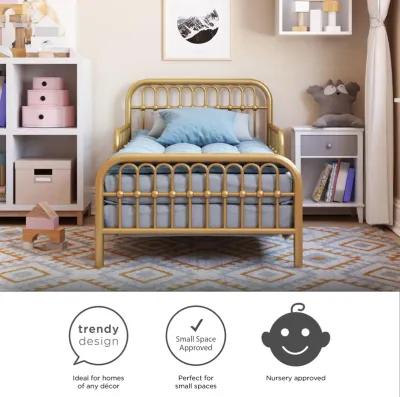 Monarch Hill Ivy Metal Toddler Bed with Classic Wrought-Iron Look