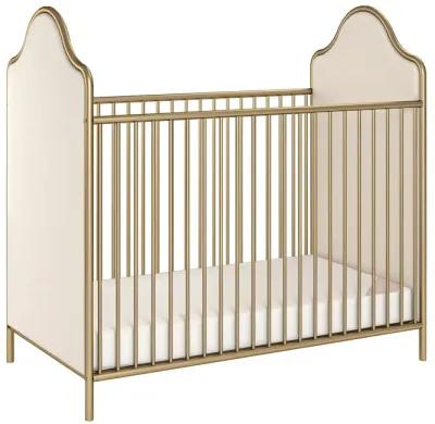 Piper Convertible Metal Crib with Upholstered Side Panels