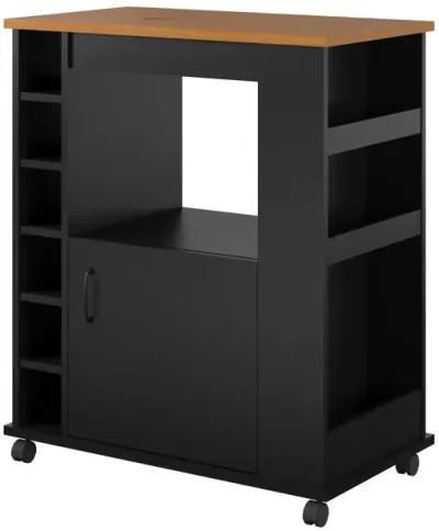 Williams Mobile Kitchen Cart with Wine Bottle Storage