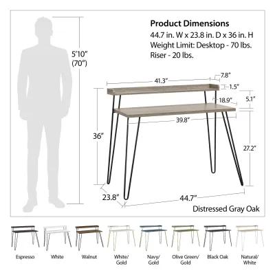 Haven Retro Desk with Riser