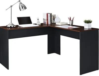 Amara L-Shaped Desk with Wire Management Grommet