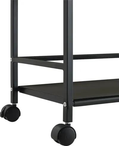 Marshall 3 Shelf Metal Rolling Utility Cart