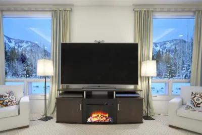 Carson Electric Fireplace TV Console for TVs up to 70"