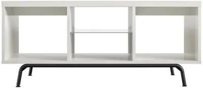 Melbourne Coffee Table with Glass Shelf and 2 Open Compartments