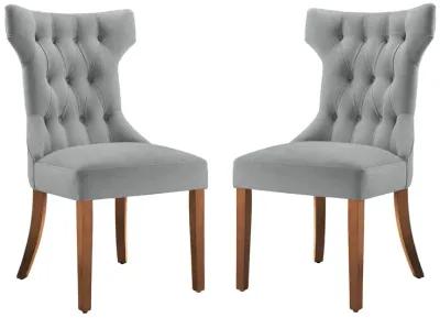 Clairborne Tufted Hourglass Dining Chair, Set of 2