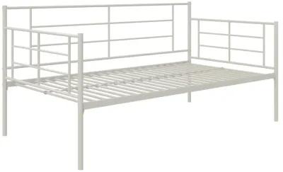 Praxis Metal Daybed with Steel Frame and Slats