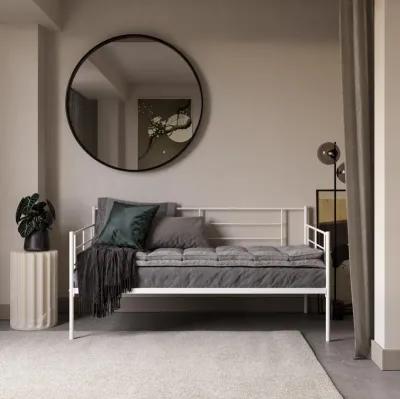 Praxis Metal Daybed with Steel Frame and Slats