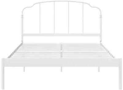 Camie Metal Bed with Adjustable Height Base and Vintage Headboard