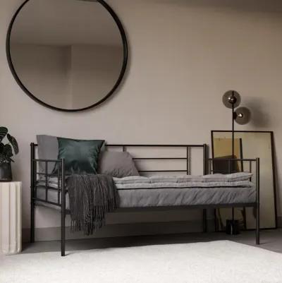 Praxis Metal Daybed with Steel Frame and Slats