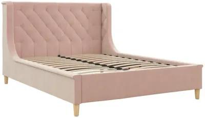 Monarch Hill Ambrosia Upholstered Bed with Diamond Tufted Headboard