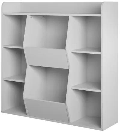 Jocelyn Large Toy Storage Bookcase with 8 Open Compartments