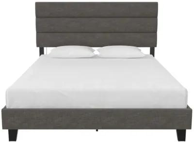 Paloma Upholstered Bed with Tufted Headboard and USB Port