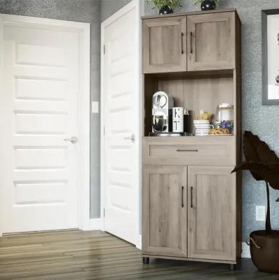 Tindall Modern Farmhouse 4 Door Tall Coffee Bar