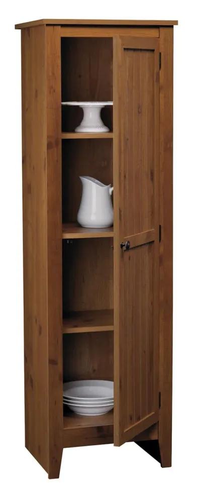 Milford 60 Inch Single Door Storage Pantry Cabinet with 4 Shelves