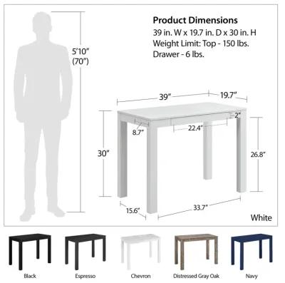 Parsons Minimalistic Desk with Drawer