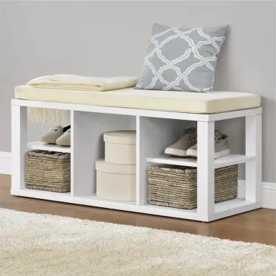 Parsons Multipurpose Storage Bench with Foam Cushion