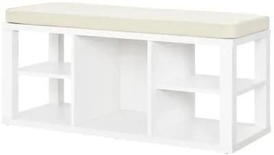 Parsons Multipurpose Storage Bench with Foam Cushion