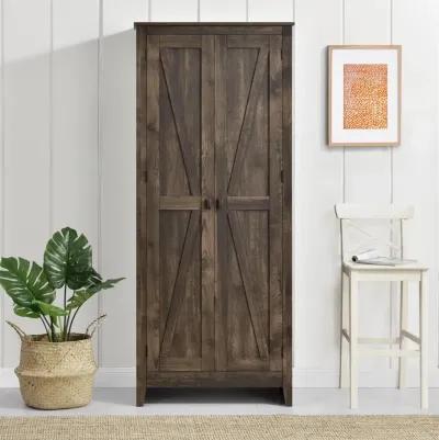 Farmington Rustic Farmhouse 31.5 Inch Wide Storage Cabinet