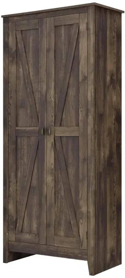 Farmington Rustic Farmhouse 31.5 Inch Wide Storage Cabinet