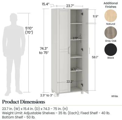 Callahan 24 Inch Multipurpose Utility Storage Cabinet